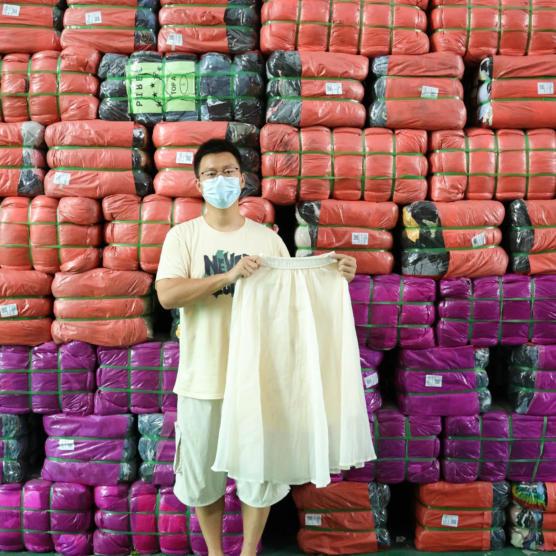 Pantalones de mujer de cintura alta con piernas anchas Ropa informal Ropa  de segunda mano a granel Pacas de ropa usada Georgia