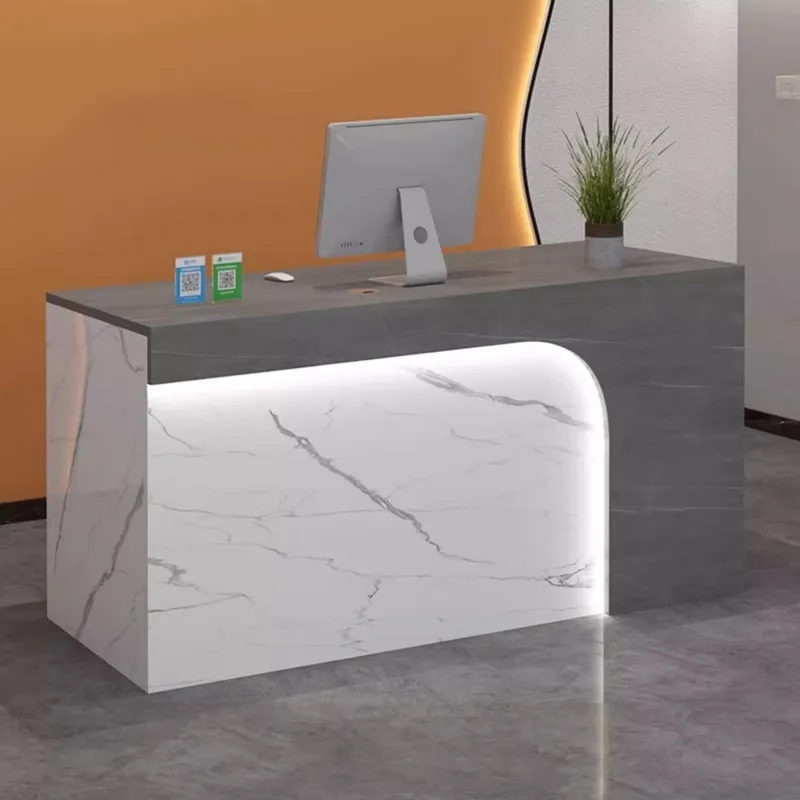 Flyttbar Receptionsdisk Standard Size Office Front Reception Desk Table Modern Reception Desk ...