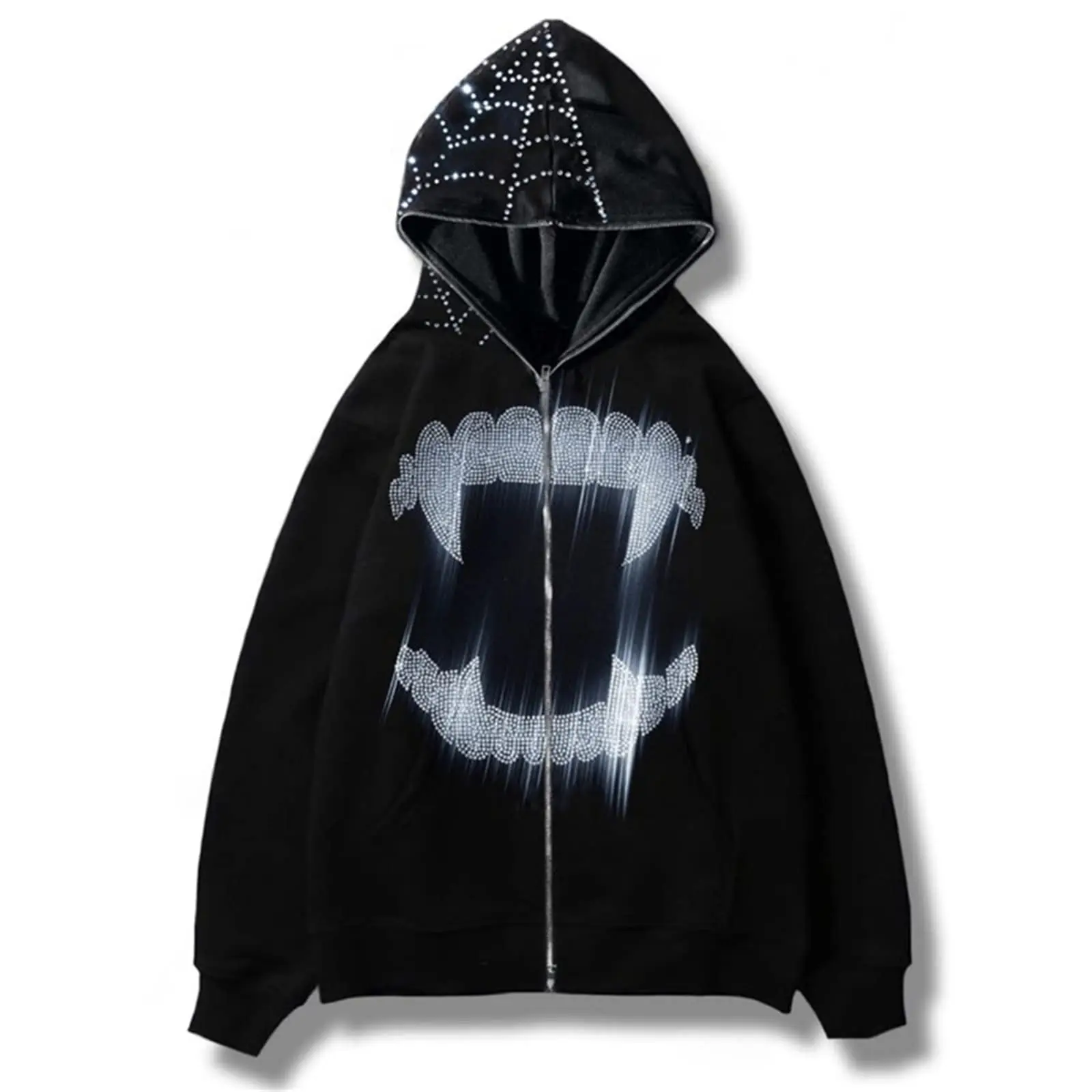 DCY Oversized Blanket French Terry Cotton Hoodie Custom High Quality Full Zip up