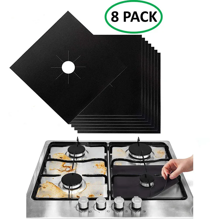 Hot Selling 0.20mm Gas Range Protectors Stove Burner Covers Top Protector for Hob Liner