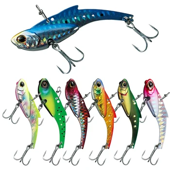 New Cheery Vib Fishing Lure Fast Sinking Hard Saltwater Metal Blade Durable Silicone for River and Stream Fishing – Soft Lure – view 2