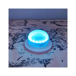 Wedding Event Hotel Furniture Restaurant Table Lighting Base LED Colour Changing Dome Light