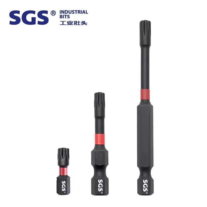 MOYOTEC Single-ended Industrial Grade 1/4'' Hex Shank Torx Impact Screwdriver Bit for Industrial Use