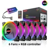 6 fans + contrôleur standard