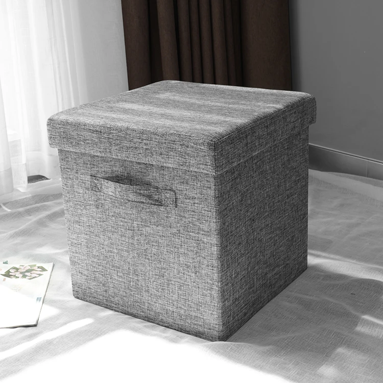 Manufacturer Custom Folding Storage Ottoman Folding Ottoman Stool