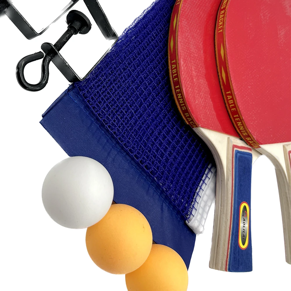 729 Brand High Quality Rubber Table Tennis Set Ping Pong Paddle Rackets Racket Bat