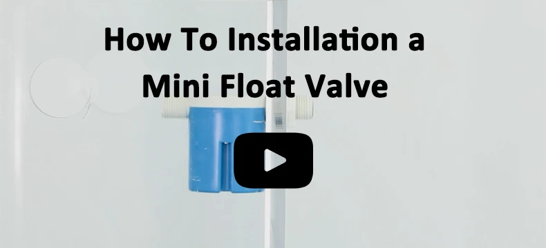 a video shows how to install a mini float valve