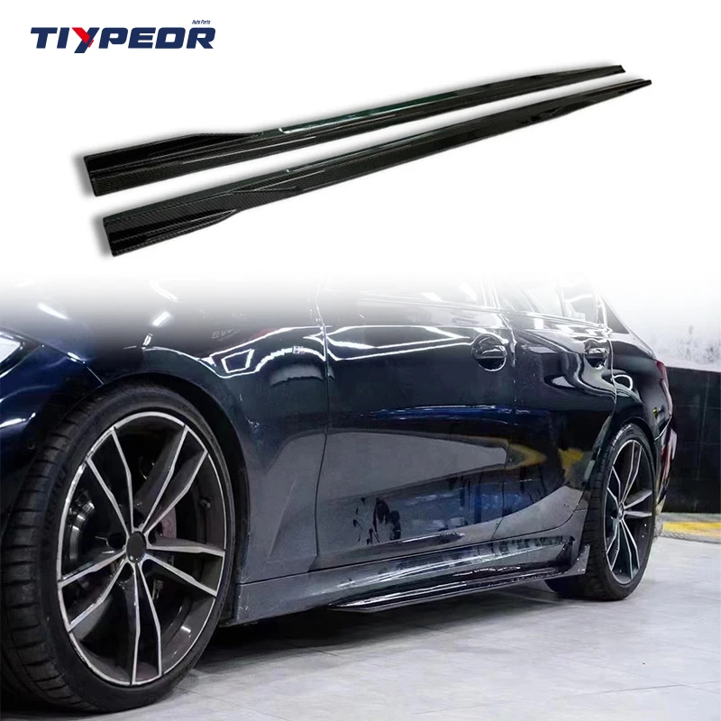 product tiypeor carbon fiber side skirts for bmw g20 3 series mp style high strength122-3