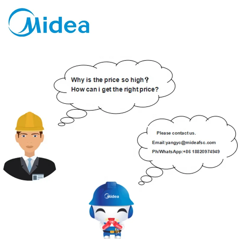 Midea Custom Vertical Modular Hvac System Chiller Ahu air Handling Unit air Conditioners
