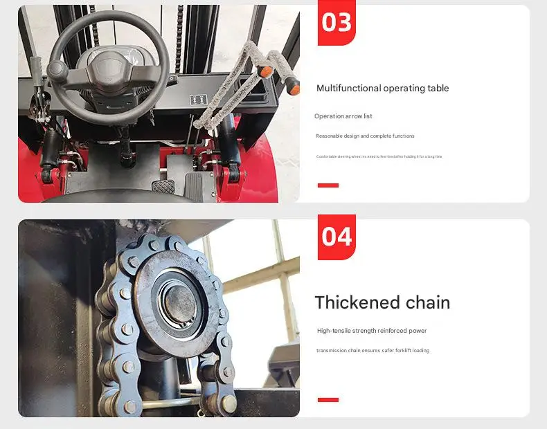 3 Ton Electric Forklift with Advanced Features - Customizable to Your Needs details