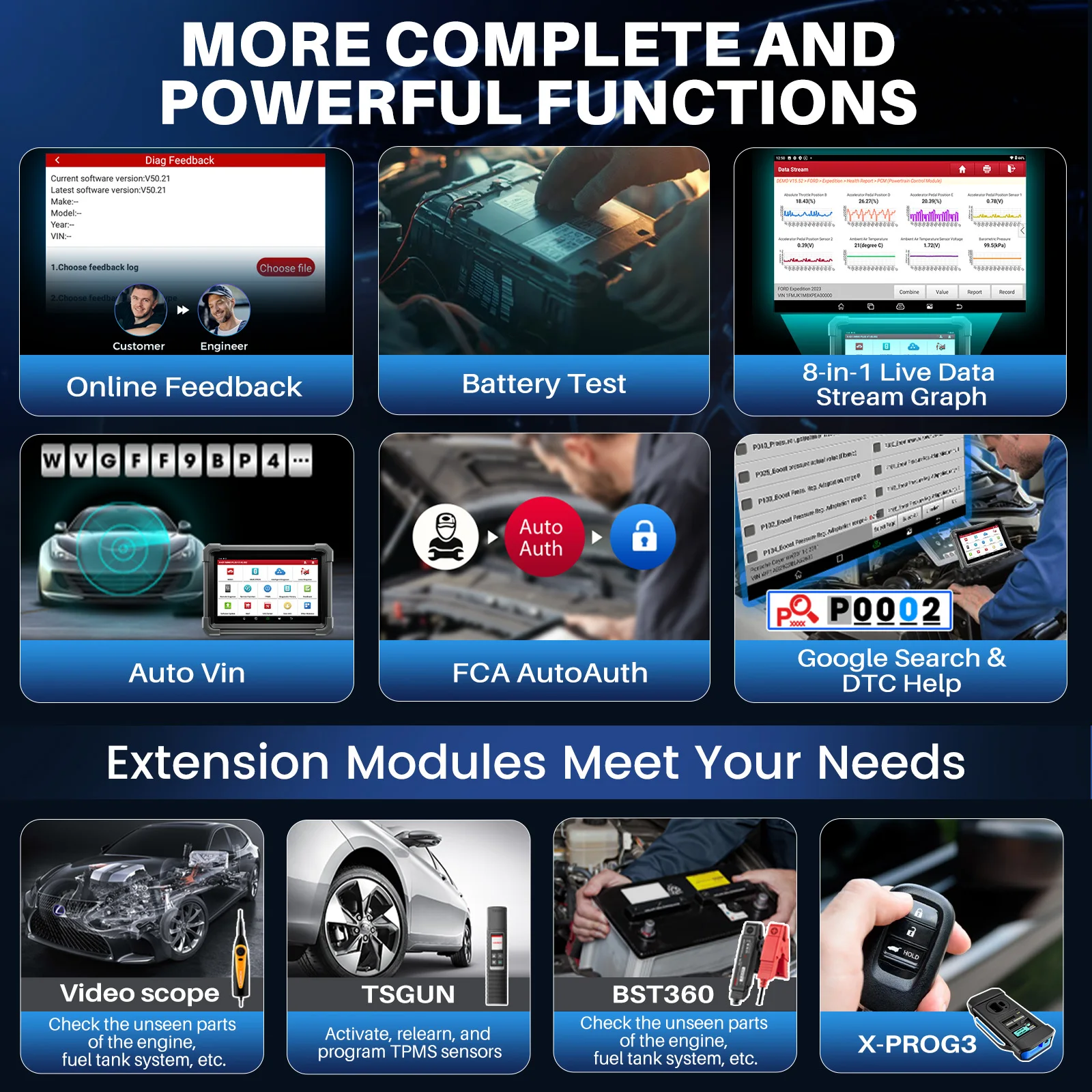 Lancering vanuit het magazijn in de VS en de EU: X431 IMMO PLUS, een professionele autosleutelprogrammeur en diagnostisch hulpmiddel met X-PROG3 en 2 jaar gratis updates._voghion.com