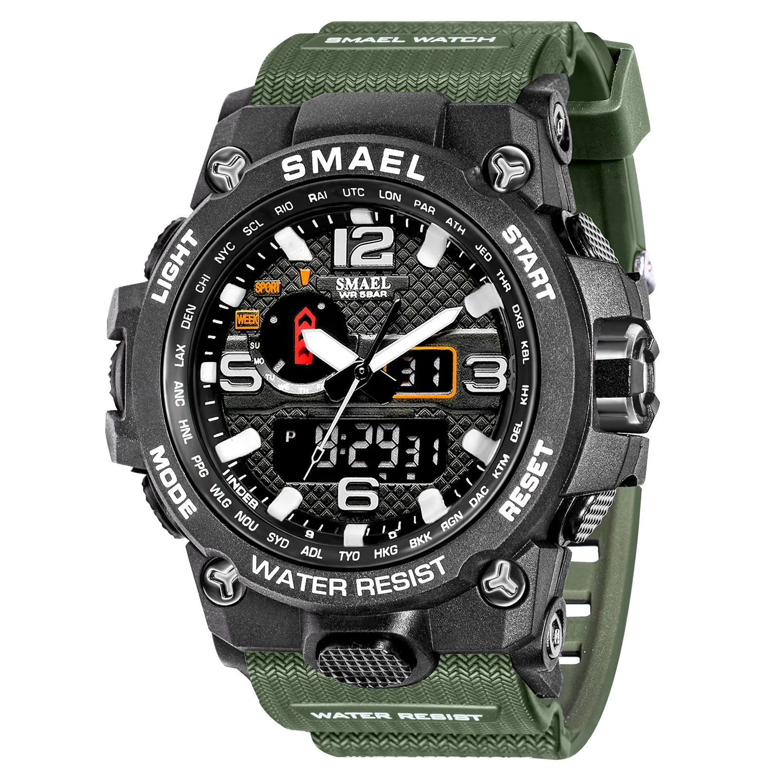 SMAEL Men Watch Military Digital Sport Watches for Boy LED Electronic  Wristwatch | eBay