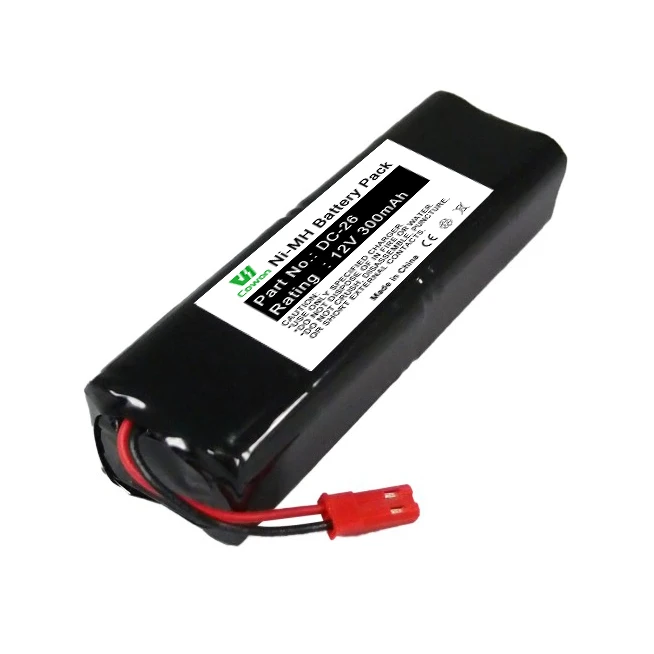 12V 300mAh SD-2400 ST100-P SWR-1 NiMH Battery Pack DC-26 Battery for Sport Launcher Transmitter
