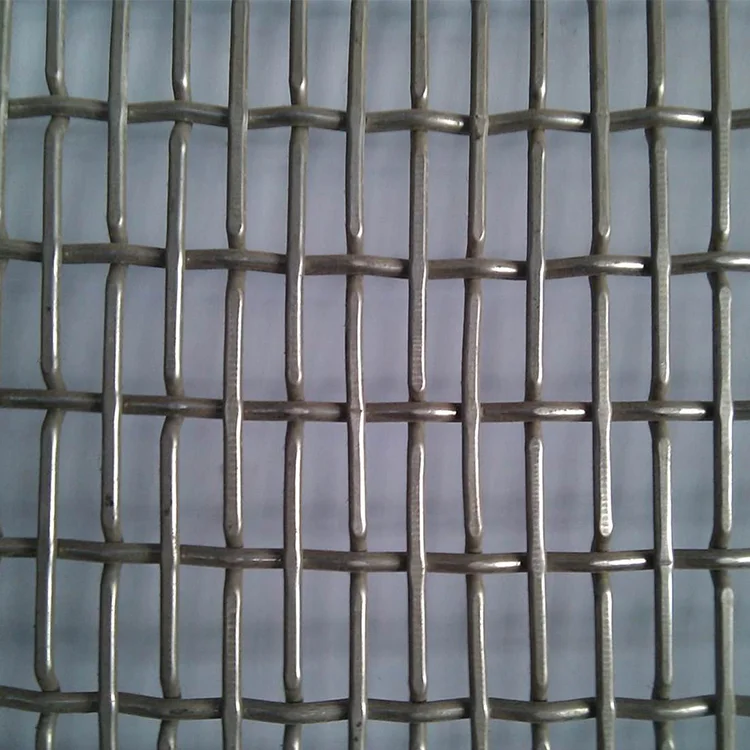 Galvanized Iron Square Hole Plain Weave Crimped Wire Mesh Filter Screen Roll with Welding Cutting & Bending Services