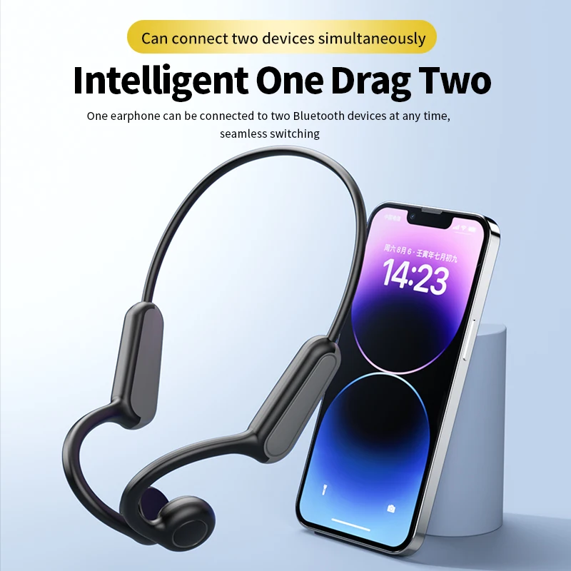 OEM B8骨伝導イヤホンワイヤレスBluetoothsヘッドフォン防水スポーツ