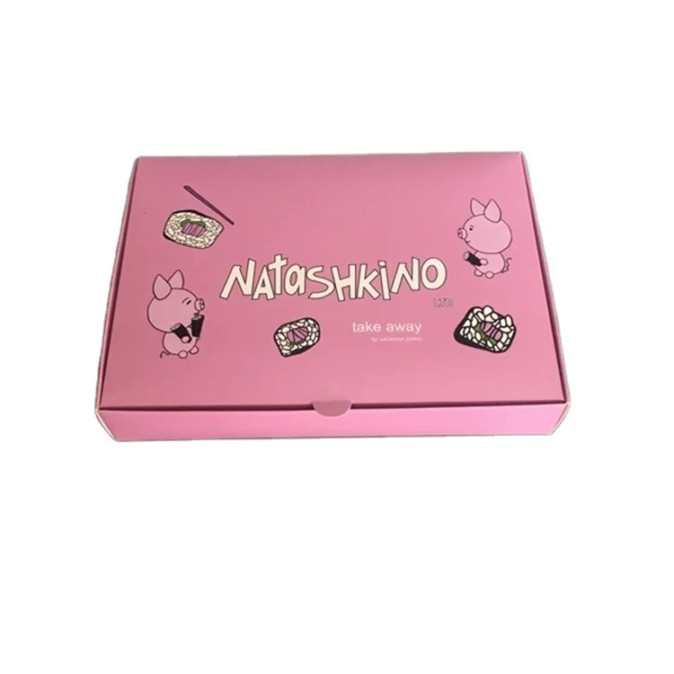 Bento Sushi Box Takeaway packaging box,Disposable paper lunch Boxes , lunch drawer box factory