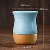 Wood language cup  blue)
