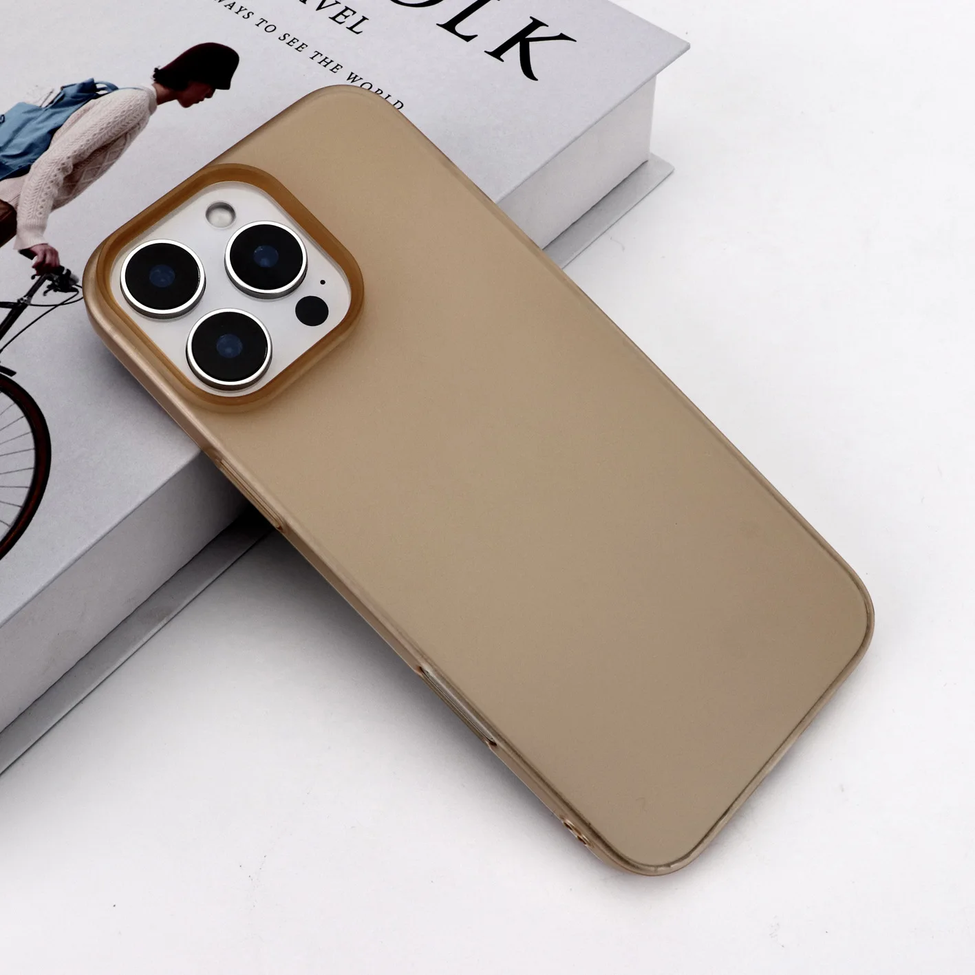 product for laudtec for iphone 17 pro max ultra thin frosted hard pc mobile phone case matte skin feeling shockproof protective cover-3