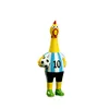 The barking chicken jersey-messi White and blue