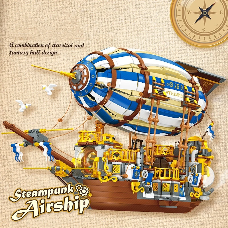JJ9126-Steampunk-Airship-Model