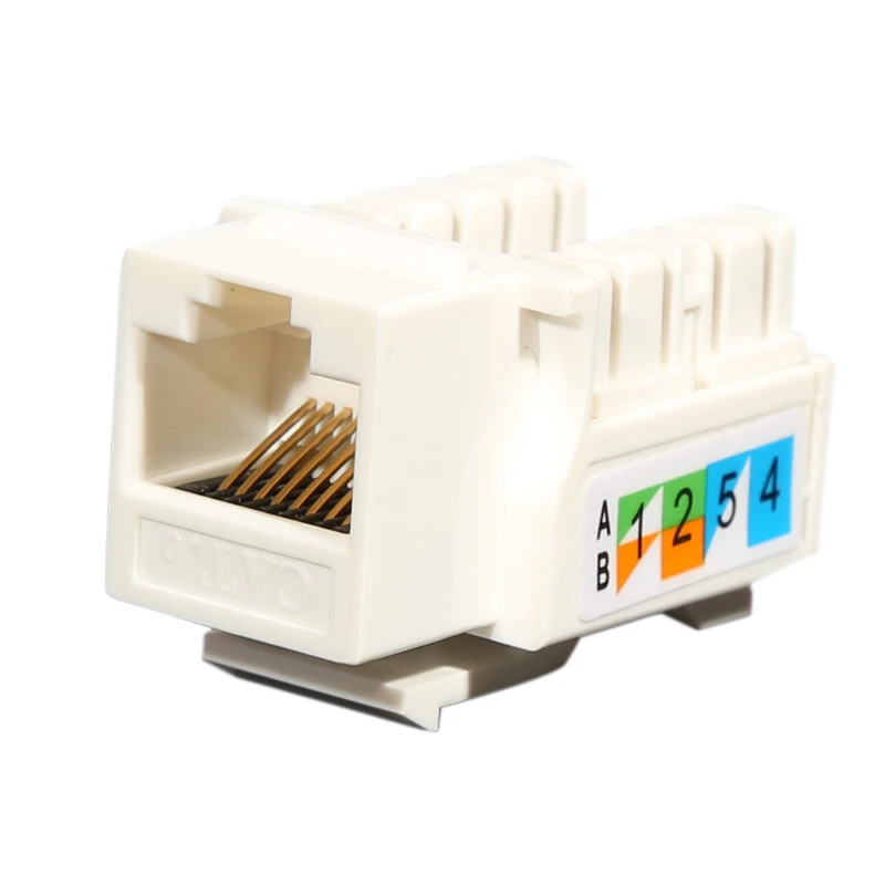 Cat6 Keystone Jack Wall Jack/wall Cat6 Network Coupler/cat5/5e/6 Compatible Buy Cable