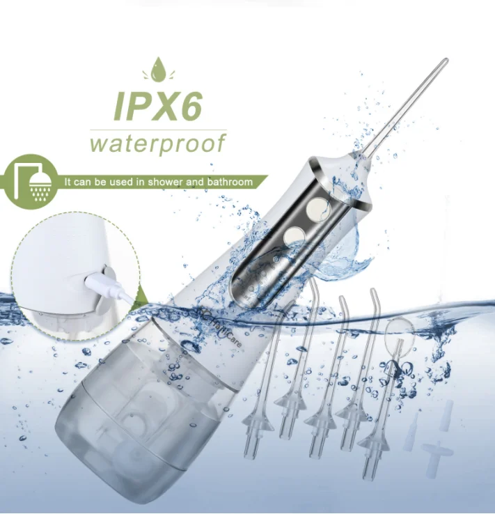 350ml Water Tank Portable Oral Irrigator IPX7 Waterproof Water Flosser Dental flosser