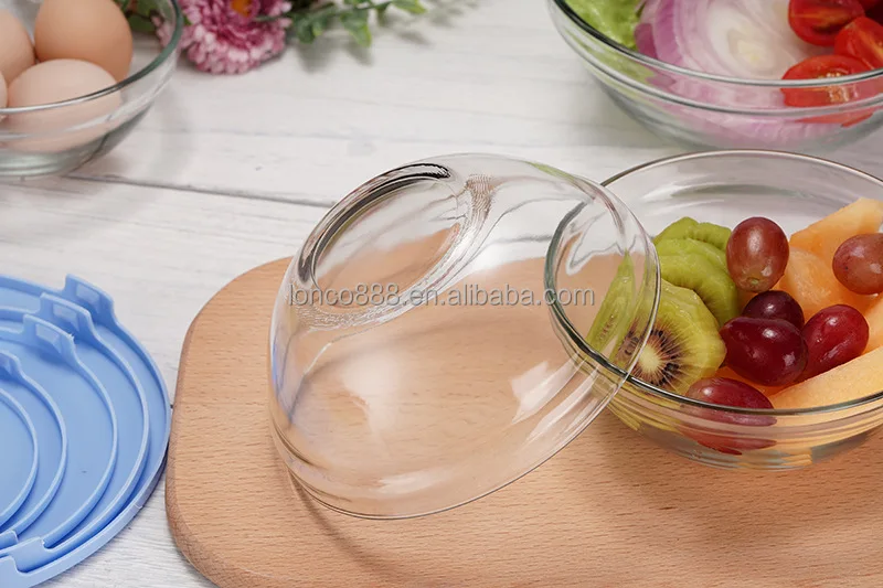 Yg03 1 Cheap Whosale Kitchen Works Set Of 5pcs Glass Storage Nesting Bowl Set With Lids For 9147