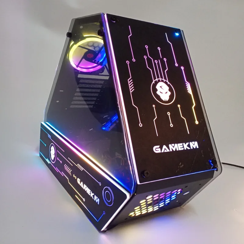 Top Quality Triangle Computer case Acrylic Desktop in Stock