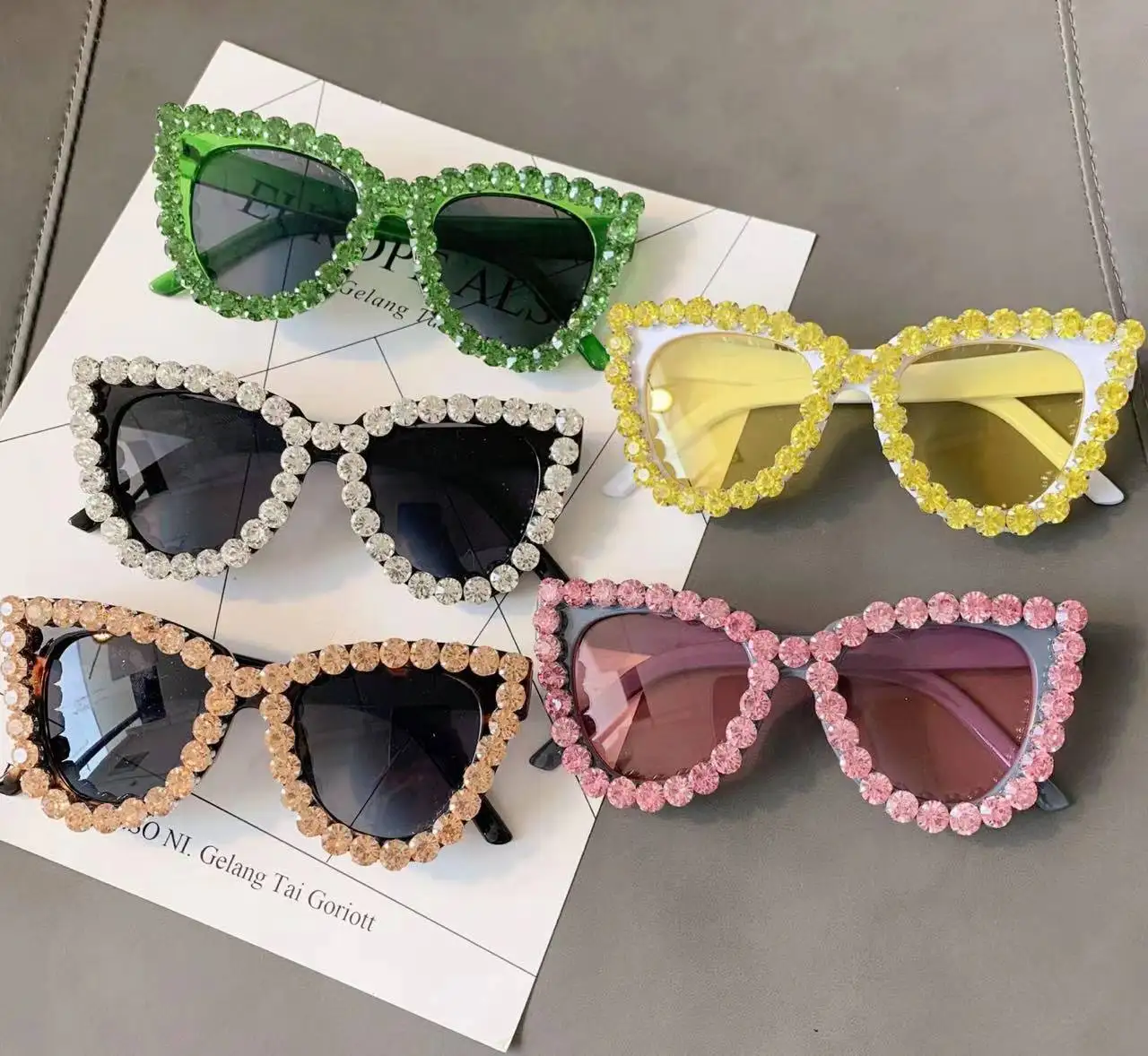 bling cat eye sunglasses