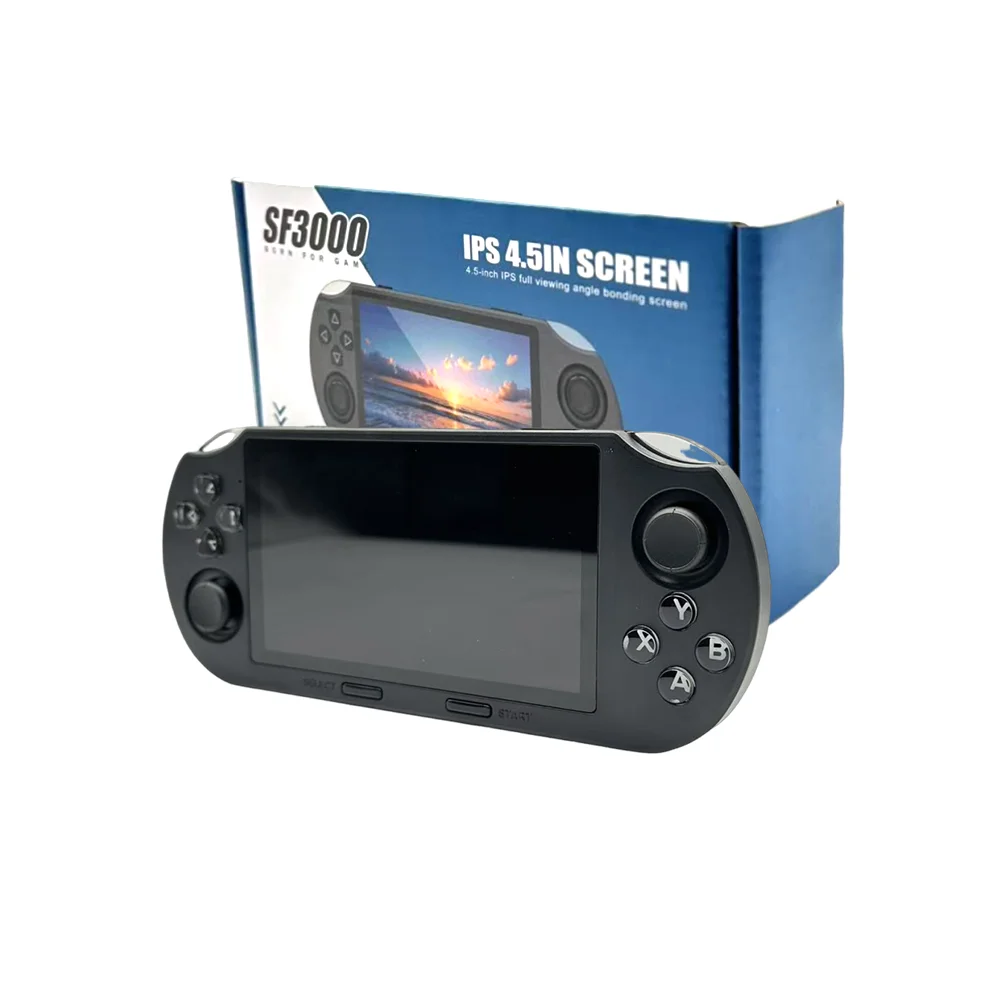 SF3000携帯型ゲームプレーヤー4.5インチレトロビデオゲームコンソール