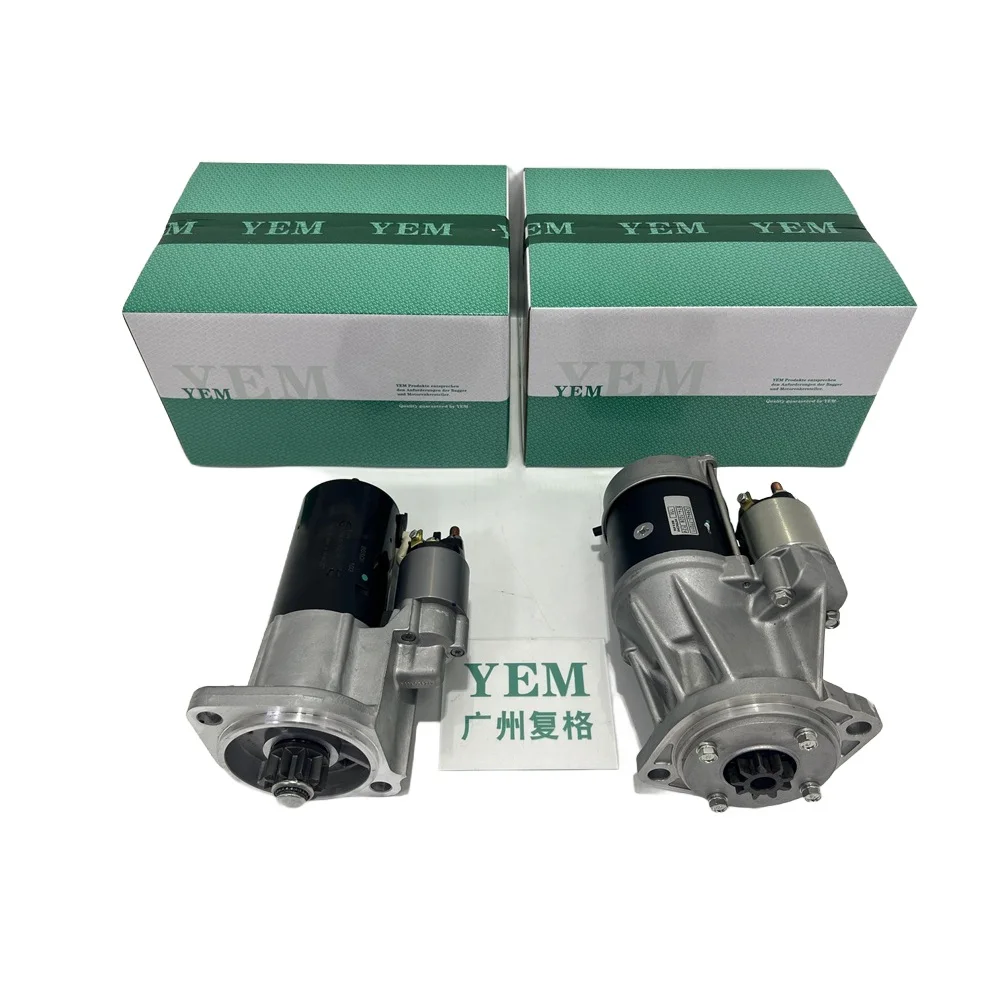 Starter Motor for Doosan Machinery DL02 DL03 DL06 DL08 Universal Engine Parts