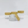 trasparente con coperchio a forma di bambù