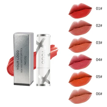 Hot sel Official genuine non stick cup waterproof easy to color lasting whitening non drying velvet soft fog lipstick