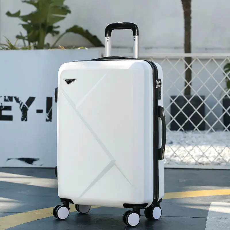 Marble Samples Display Customized for Men Leader Vintage Set Leather Trunk Waterproof Red 26 Inch Demo Suitcase