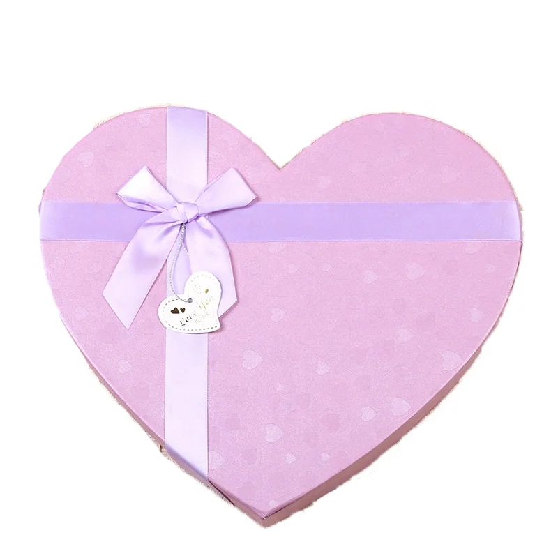 Custom Heart Shaped Gift Box For Chocolate Or Candy Food Packaging