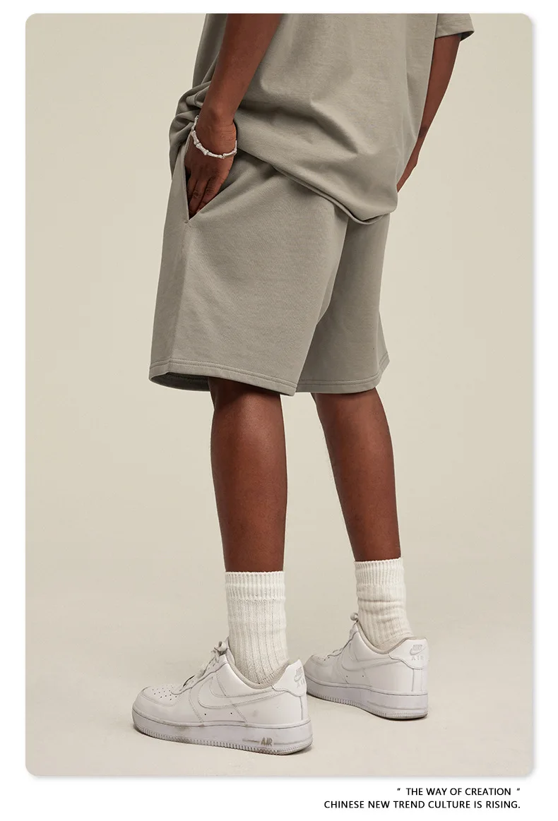 Men's Shorts Cotton Summer Solid Colour Casual Comfortable Fit_voghion.com