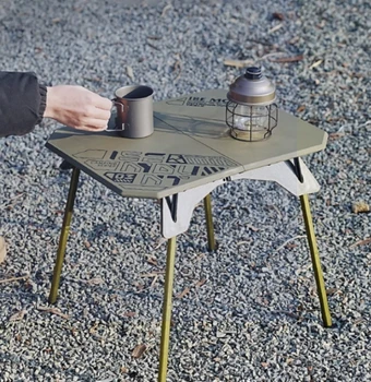 Canopy Folding Camping Table with Chair Set Army Green logo Printed Foldable Outdoor Beach Chair Portable Chair Fishing Hiking