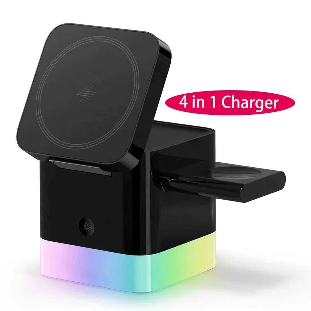 2024 Newly TOP Version 15W Cube QI Mobile Phone Stand Holder 5 In 1   He537cc44ae924733a732d0c9de707f7ec 