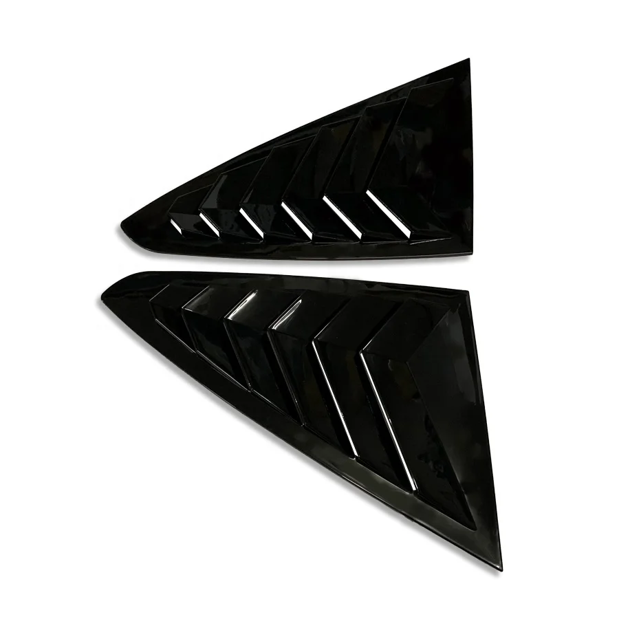 Tiypeor Auto Exterior Accessories for MG7 MG 7 JDM Car Rear Side Window Louvers Air Vent Scoop Shades Cover Blinds