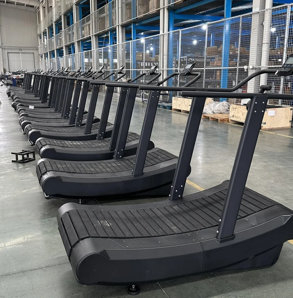 Quality Appr Ovals Magnet Resistance Gym Equipment Treadmill Self-  Propelled Treadmill (Nylon Running Belt) Treadmill Curved