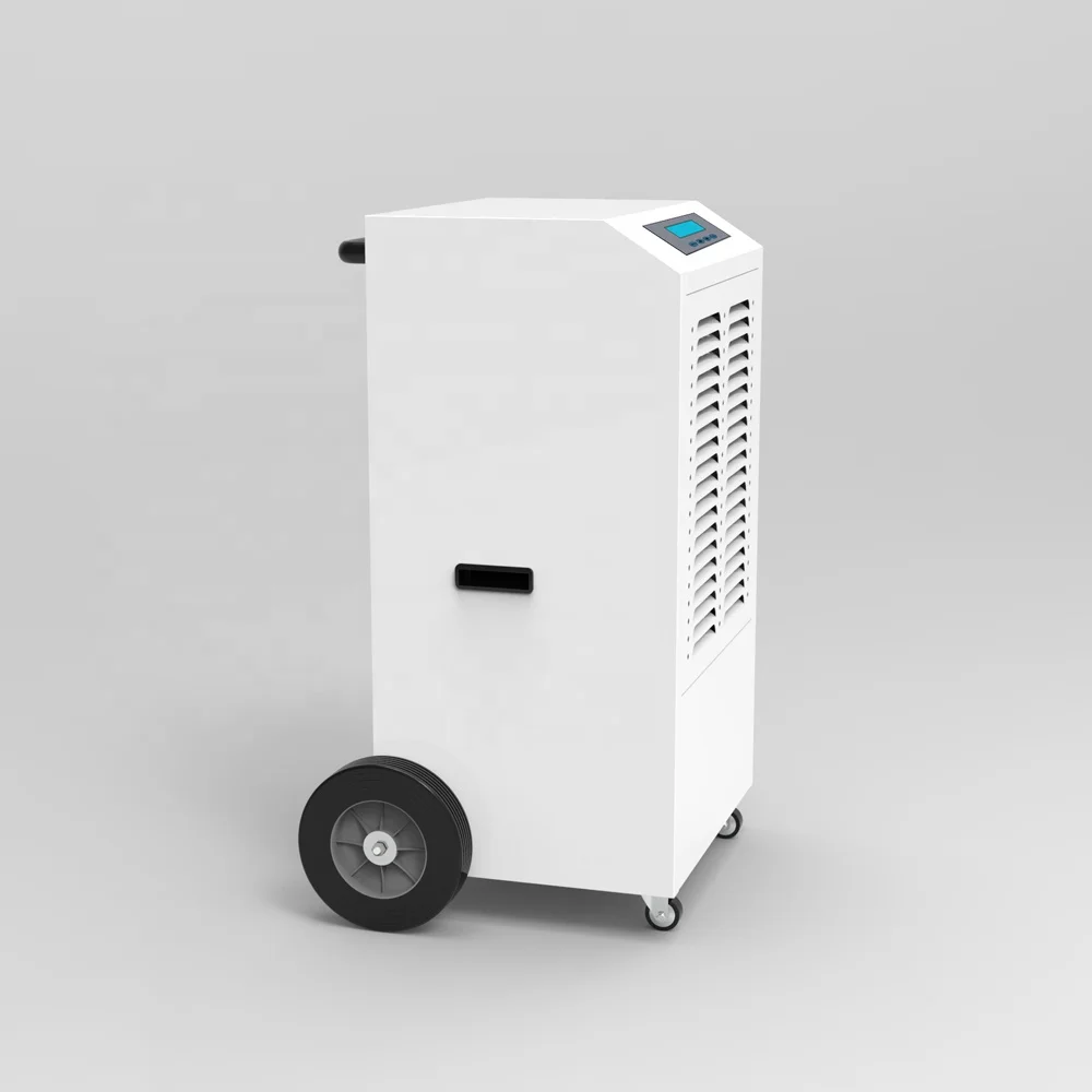 Large Capacity 158L Garage Factory Commercial Industrial Indoor Pool Dehumidifier with Big Wheels