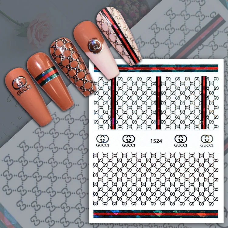 15231528 Wholesale Nail Art Supplies Adhesive Cartoon Figure Nail Art