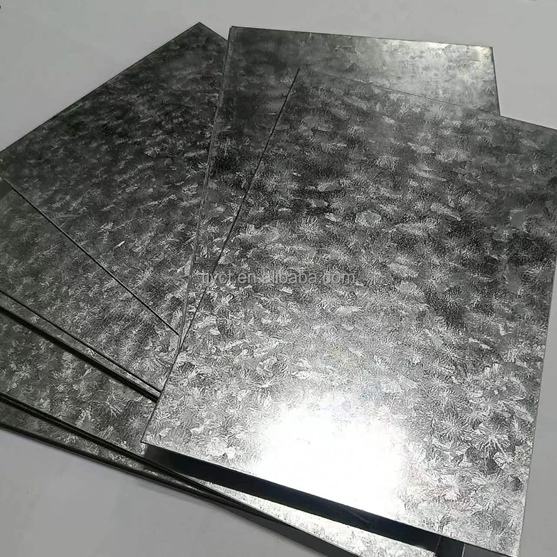 Hot Dip Galvanized Sheet Sgcc Material Steel Sheet Hot Zinc