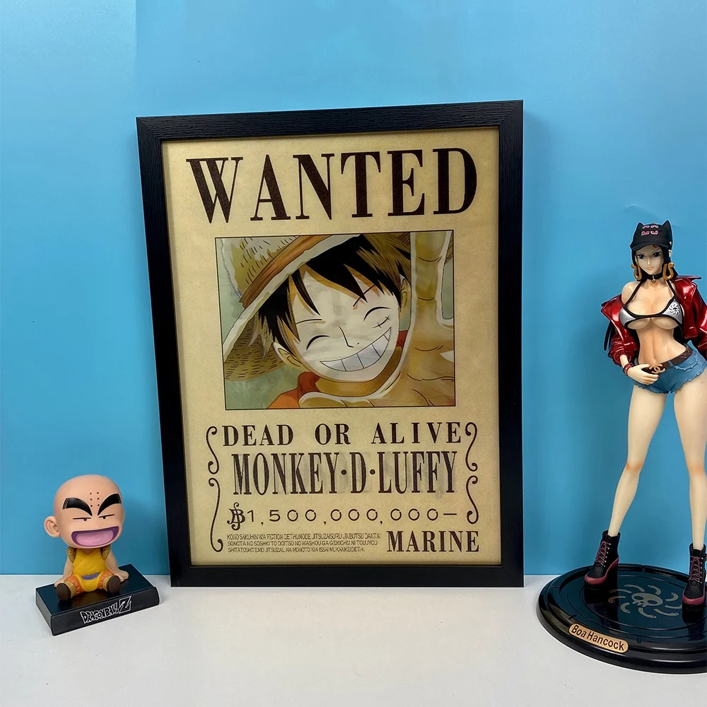 STL file sanji wanted poster - one piece 💬・3D printable model to