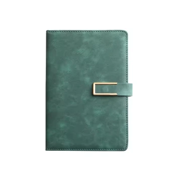 Custom Factory Direct Selling High Quality PU Leather Hardcover Notebook Week Planner Office A5 Leather Notebook