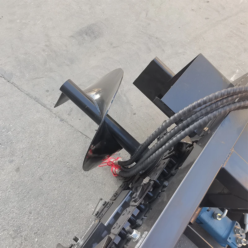 Maximum Trenching Depth 800mm Attachment Work with a Chinese Mini Skid Steer Loader Trencher for Farm and Forestry