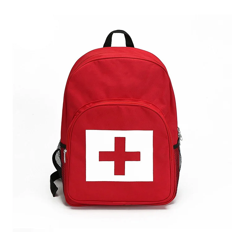 Trauma Bag Red Medical Emergency Treatment Backpack Earthquake First Aid Kits Backpack supplier