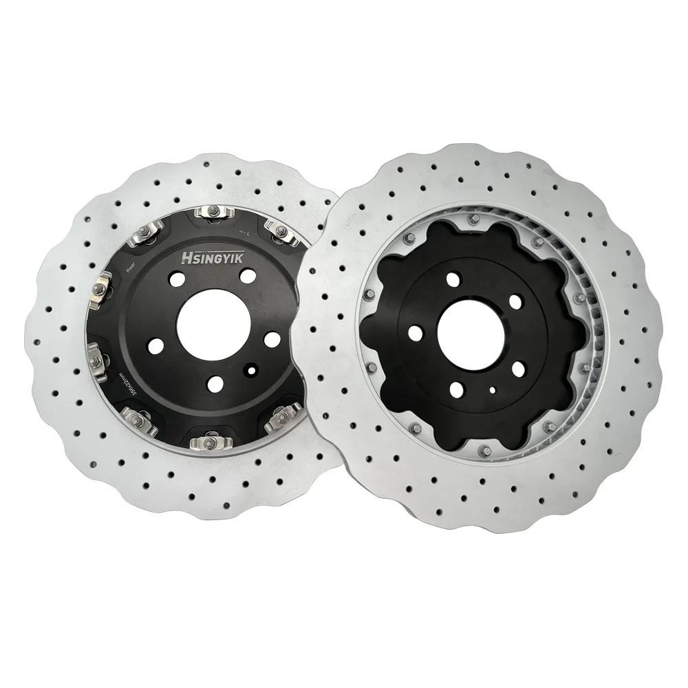 Great Performance Floating Brake Rotor Floating Disc for Audi Rear Rotor 356mm X22 A6 Rs6 Quattro A7 RS7 Quattro