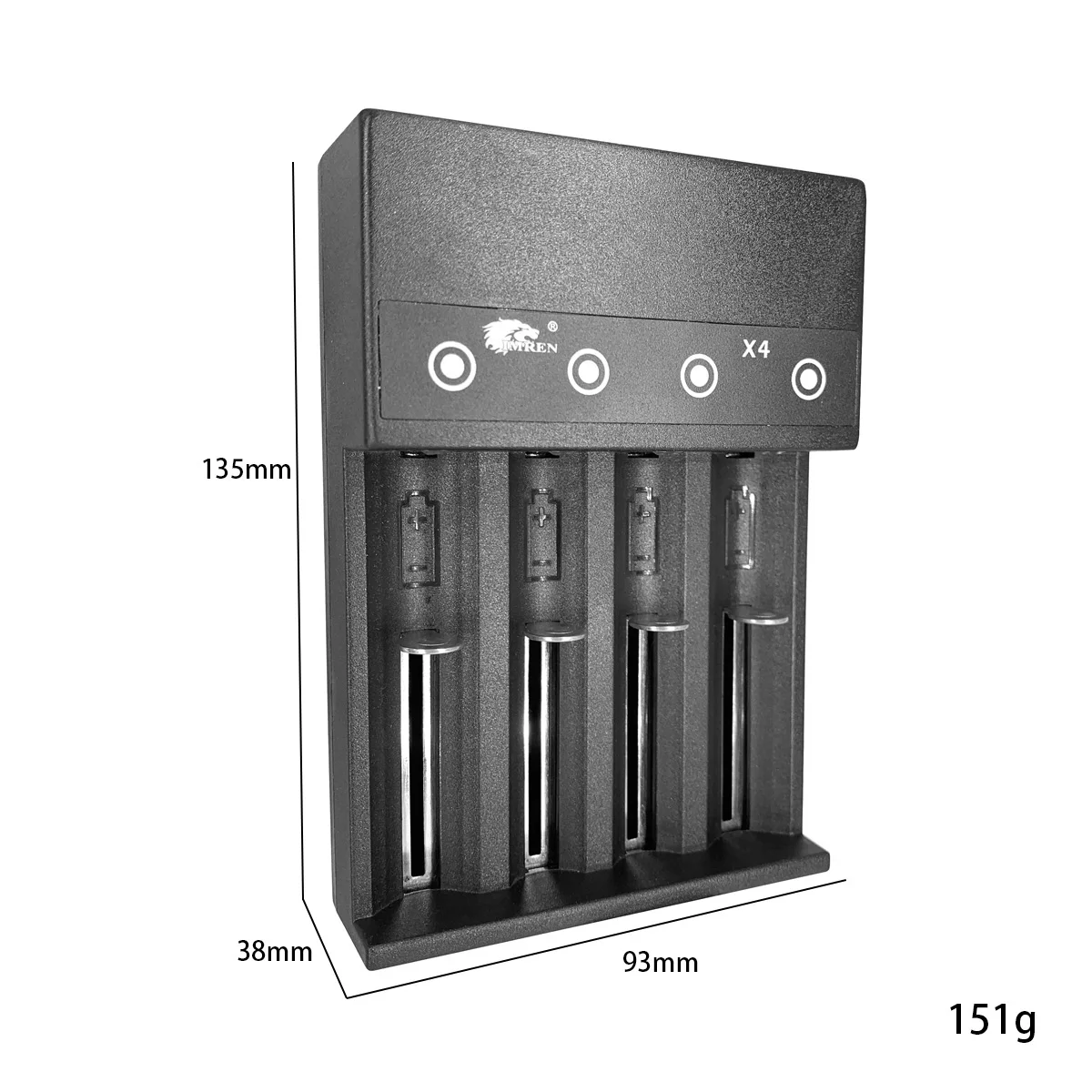 IMREN K4  charger for 12.6V IMR/li ion  battery universal li ion 18650 battery  charger for g5