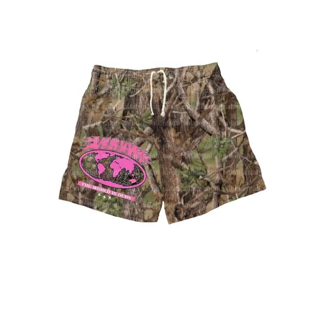 Custom Streetwear Cotton Polyester Sublimation Printed Summer Real Tree Camo Shorts for Men gallery 4